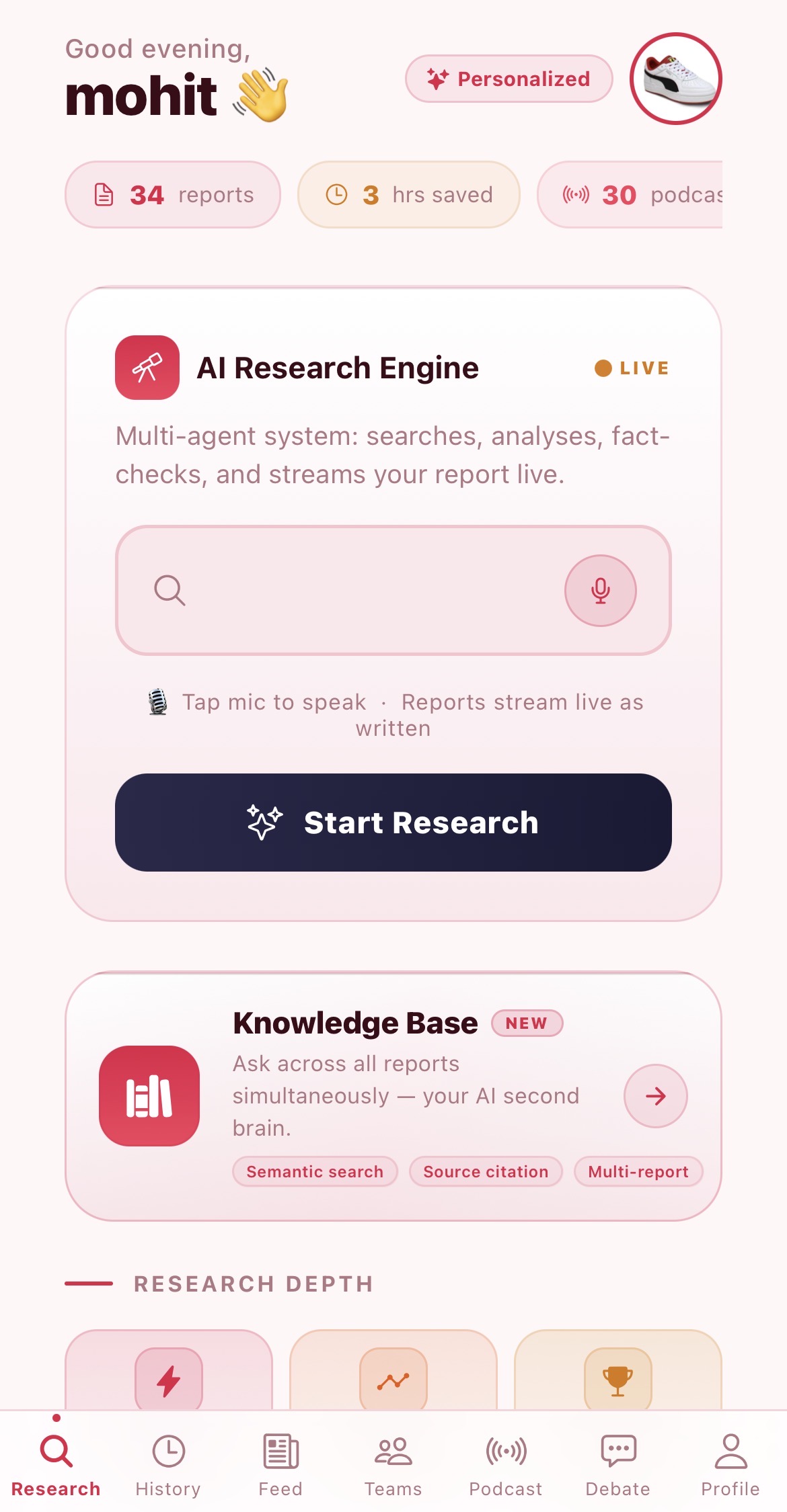 DeepDive AI screenshot 1 of 21